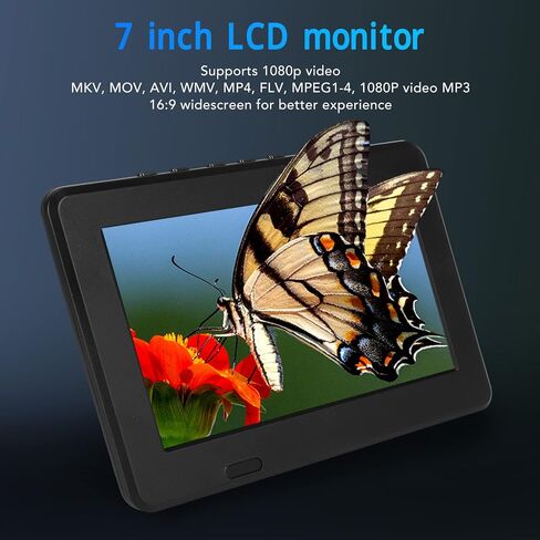 Yoidesu Portable TV 5" ATSC, Mini Digital TV with FM Radio for Car Camping | 5" 1080P TFT screen, ATSC digital/analog TV, FM radio, USB & TF playback, 1500mAh Rechargeable battery, for RV/kitchen/travel in Saudi Arabia