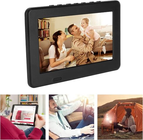 Yoidesu Portable TV 5" ATSC, Mini Digital TV with FM Radio for Car Camping | 5" 1080P TFT screen, ATSC digital/analog TV, FM radio, USB & TF playback, 1500mAh Rechargeable battery, for RV/kitchen/travel in Saudi Arabia