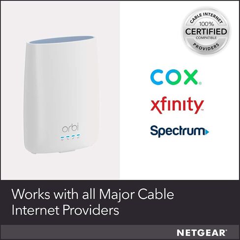 NetGear Orbi All-in-One Modem + WiFi Router (CBR40)-AC2200 ، تصل إلى 2.2 جيجابت في الثانية ، تغطية 2000 قدم مربع in Kuwait