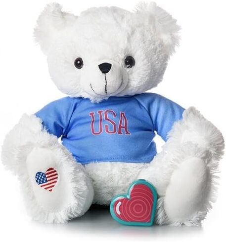 MBHB Digital Voice Recorder Stuffed Animal w/20 Second Recorder, Capture Baby's Heartbeat During Pregnancy + Ultrasound for Baby Showers, Registry, Birthdays, New Mom Gift, Blue in Saudi Arabia