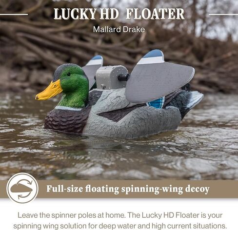 محظوظات بطة مياه مياه الدعارة شرك صيد البط ، Lucky HD Floater in Kuwait