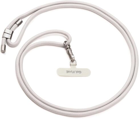 Universal Phone Lanyard لـ iPhone 16 Pro Max ومعظم الهواتف الذكية ، حزام الهاتف الخلوي Crossbody قابل للتعديل 7 مم مع علامة تبويب غير ملصق للرجال والنساء ، النيلي/الذهب غير اللامع in Kuwait