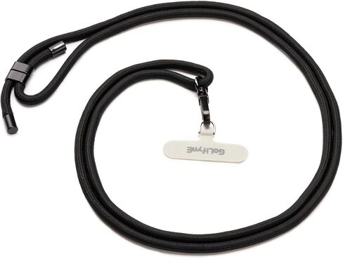 Universal Phone Lanyard لـ iPhone 16 Pro Max ومعظم الهواتف الذكية ، حزام الهاتف الخلوي Crossbody قابل للتعديل 7 مم مع علامة تبويب غير ملصق للرجال والنساء ، النيلي/الذهب غير اللامع in Kuwait