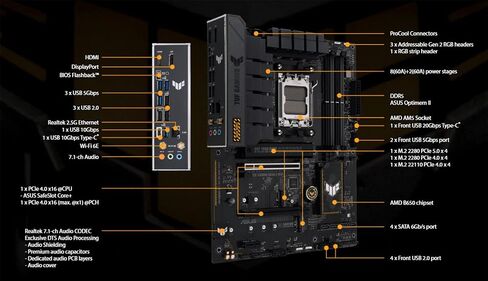 MICRO CENTER AMD Ryzen 5 7600X CPU Processor with ASUS Prime B650M-A AX II Micro ATX Motherboard in Saudi Arabia