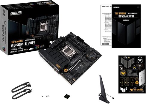 MICRO CENTER AMD Ryzen 5 7600X CPU Processor with ASUS Prime B650M-A AX II Micro ATX Motherboard in Saudi Arabia