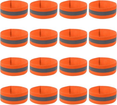 PATIKIL Reflective Bands for Wrist/Arm/Ankle/Leg, High Visibility Reflector Bands, Safety Reflector Tape Straps for Night Running Cycling in Saudi Arabia