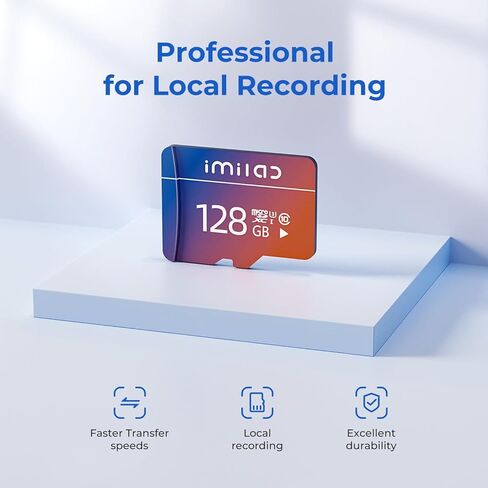 IMILAB microSDXC UHS-I Memory Card, U3, A2, V30, Class 10, Micro SD Card Compatible with IMILAB Security Camera (256, GB) in Kuwait