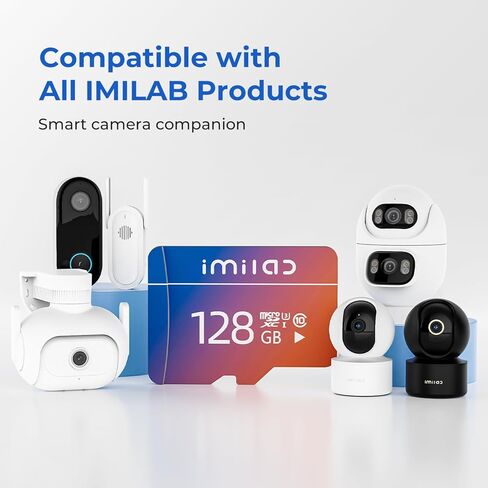 IMILAB microSDXC UHS-I Memory Card, U3, A2, V30, Class 10, Micro SD Card Compatible with IMILAB Security Camera (256, GB) in Kuwait