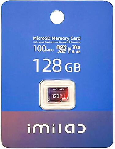 IMILAB microSDXC UHS-I Memory Card, U3, A2, V30, Class 10, Micro SD Card Compatible with IMILAB Security Camera (256, GB) in Kuwait