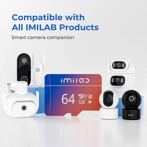 IMILAB microSDXC UHS-I Memory Card, U3, A2, V30, Class 10, Micro SD Card Compatible with IMILAB Security Camera (256, GB) in Saudi Arabia
