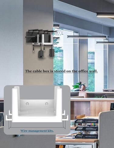 رف جدح الجدار لجهاز التوجيه wifi ، المودم ، مربع التلفزيون ، رف صندوق الكابلات العالمي متوافق مع الكمبيوتر المحمول ، الهاتف المحمول ، الكمبيوتر اللوحي ، وغيرها من الأجهزة التي تصل إلى 45 مم (أسود) in Kuwait