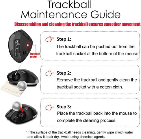 zelotes Wireless Trackball Mouse,Bluetooth Mouse,Rechargeable,4800 DPI, 2-in-1(BT 5.0/3.0+2.4GHz USB Receiver), 8 Buttons,Ergonomic Design,LED Lighting,for Laptop, PC, Pad,White in Kuwait