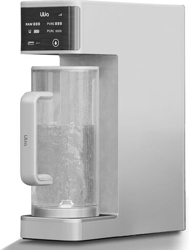 Electric Camping Water Filter, Portable Water Purifier for Travel, 5-Stage RO Water Filtration System Survival, with Reverse Charging, Moonlight White in Saudi Arabia