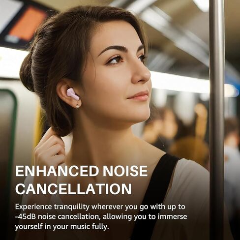 TOZO Hybrid Active Noise Cancelling Wireless Earbuds with 6 Mics AI Clear Call Ear Buds 55H Playtime with LED Display 32 Preset EQs via APP Bluetooth 5.3 IPX8 Waterproof in Ear Headphones in Kuwait