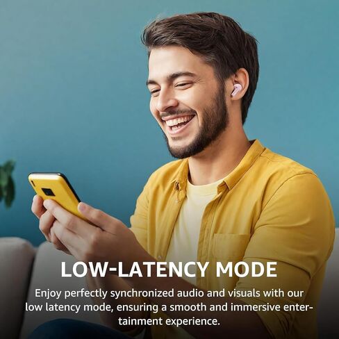 TOZO Hybrid Active Noise Cancelling Wireless Earbuds with 6 Mics AI Clear Call Ear Buds 55H Playtime with LED Display 32 Preset EQs via APP Bluetooth 5.3 IPX8 Waterproof in Ear Headphones in Kuwait