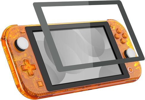 eXtremeRate Crystal Clear Atomic Purple DIY Replacement Shell for Nintendo Switch Lite, NSL Handheld Controller Housing w/Screen Protector, Custom Case Cover for Nintendo Switch Lite - No Controller in Kuwait