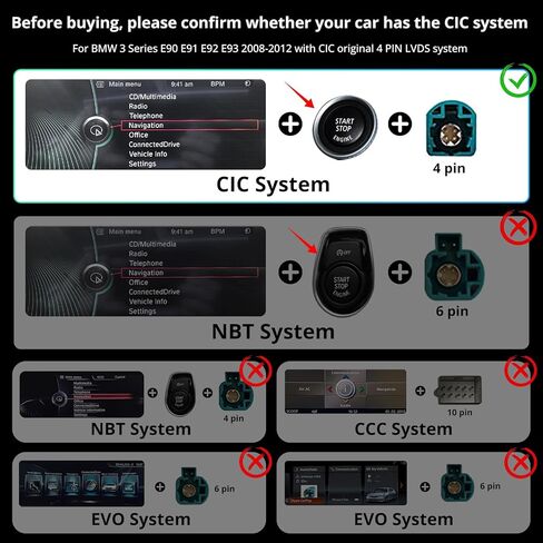 ATOTO 12.3" Car Stereo with Wireless CarPlay & Android Auto Compatible with BMW X1 Series F48 2016-2017 NBT System, Keep Original Function, GPS Tracking, AI DriveChat, Dual Bluetooth, 4G LTE in Kuwait