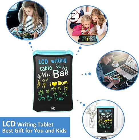 4 Pack LCD Writing Tablet for Kids, Colorful Toddler Drawing Tablet Doodle Board, Erasable Reusable Electronic Drawing Pad, LEYAOYAO Educational and Learning Toy for 3-6 Years Old Boy and Girl in Kuwait