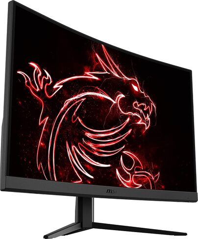 شاشة كمبيوتر MSI MAG 32CQ6F مقاس 31.5 بوصة IPS 2560 x 1440 (QHD)، 180 هرتز، مزامنة تكيفية، HDMI، منفذ عرض، منفذ VGA، قابل للتركيب، إمالة، ارتفاع قابل للتعديل، مكبر صوت، 0.5 مللي ثانية، أسود in Kuwait