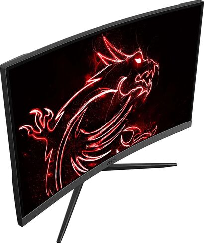 شاشة كمبيوتر MSI MAG 32CQ6F مقاس 31.5 بوصة IPS 2560 x 1440 (QHD)، 180 هرتز، مزامنة تكيفية، HDMI، منفذ عرض، منفذ VGA، قابل للتركيب، إمالة، ارتفاع قابل للتعديل، مكبر صوت، 0.5 مللي ثانية، أسود in Kuwait