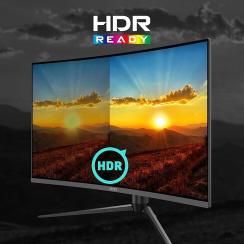 MSI MAG 32CQ6F 31.5-inch IPS 2560 x 1440 (QHD) Computer Monitor, 180Hz, Adaptive-Synch, HDMI, Display Port, VGA Port, VESA Mountable, Tilt, Height Adjustable, Speaker, 0.5ms, Black in Kuwait