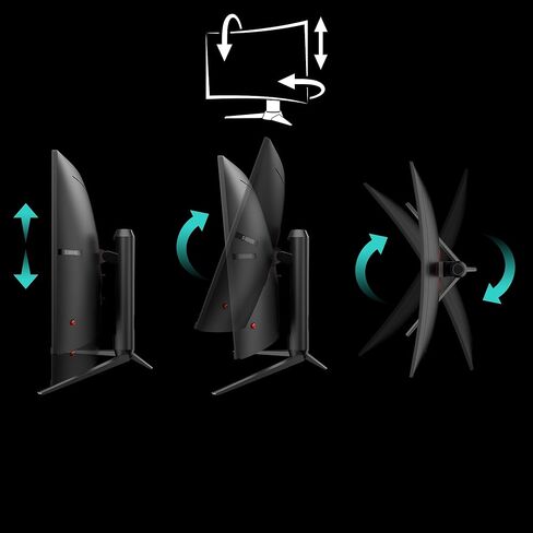 MSI MAG 32CQ6F 31.5-inch IPS 2560 x 1440 (QHD) Computer Monitor, 180Hz, Adaptive-Synch, HDMI, Display Port, VGA Port, VESA Mountable, Tilt, Height Adjustable, Speaker, 0.5ms, Black in Kuwait