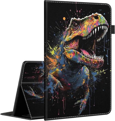 حافظة لجهاز Amazon Kindle Fire 7 الجديد كليًا (إصدار 2022 - الجيل الثاني عشر)، غطاء حامل ذكي متعدد الزوايا للنوم/الاستيقاظ التلقائي لطاولة Fire HD 7، هيكل جمجمة مضحك in Saudi Arabia