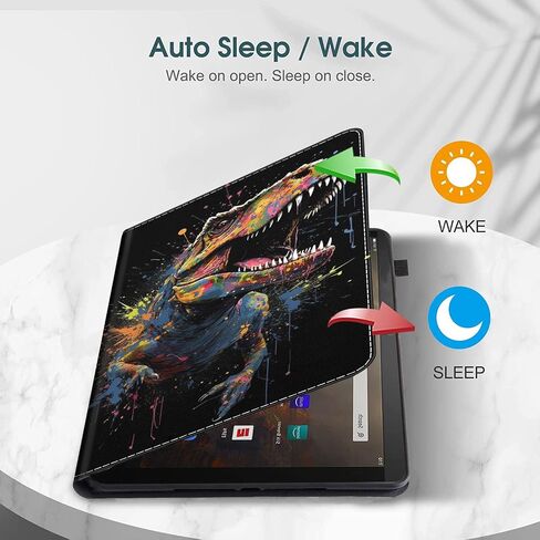 حافظة لجهاز Amazon Kindle Fire 7 الجديد كليًا (إصدار 2022 - الجيل الثاني عشر)، غطاء حامل ذكي متعدد الزوايا للنوم/الاستيقاظ التلقائي لطاولة Fire HD 7، هيكل جمجمة مضحك in Saudi Arabia