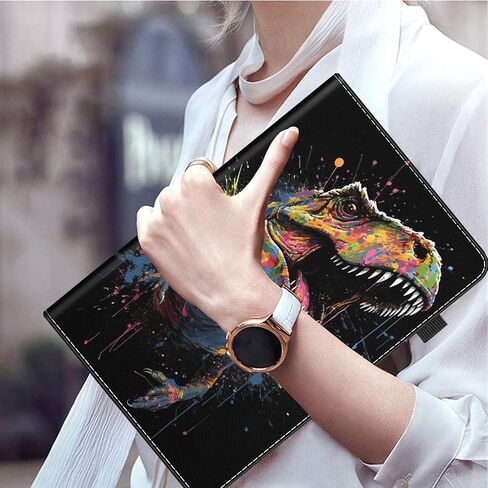 حافظة لجهاز Amazon Kindle Fire 7 الجديد كليًا (إصدار 2022 - الجيل الثاني عشر)، غطاء حامل ذكي متعدد الزوايا للنوم/الاستيقاظ التلقائي لطاولة Fire HD 7، هيكل جمجمة مضحك in Saudi Arabia
