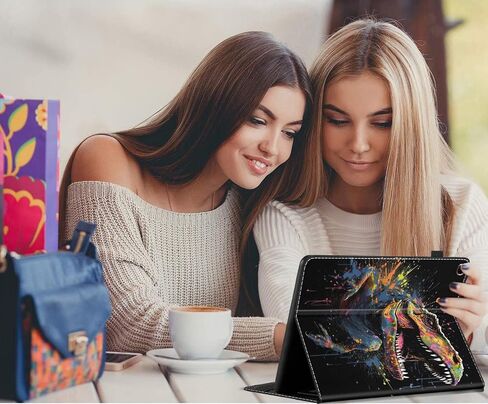 حافظة لجهاز Amazon Kindle Fire 7 الجديد كليًا (إصدار 2022 - الجيل الثاني عشر)، غطاء حامل ذكي متعدد الزوايا للنوم/الاستيقاظ التلقائي لطاولة Fire HD 7، هيكل جمجمة مضحك in Saudi Arabia