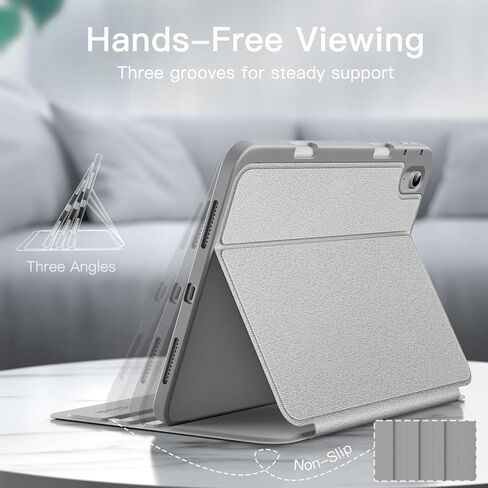 JETech Case for iPad 10 (10.9-Inch, 2022 Model, 10th Generation) with Pencil Holder, Slim Folio Stand Protective Tablet Cover, Multi-Angle Viewing (Navy) in Saudi Arabia