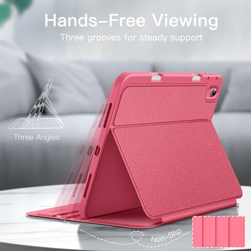 JETech Case for iPad 10 (10.9-Inch, 2022 Model, 10th Generation) with Pencil Holder, Slim Folio Stand Protective Tablet Cover, Multi-Angle Viewing (Navy) in Saudi Arabia