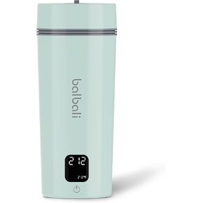 balbali 18.6oz Portable Kettle for Travel 100-250V Dual Voltage for International/Global/Europe - 6 Preset Travel Electric Kettle Hot Water Boiler/Heater/Warmer/Tea Maker - White
