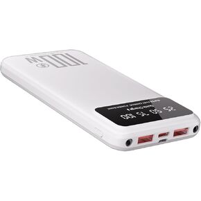 Portable Charger Power Bank 26800mAh 22.5W Fast Charging Slim External Battery Pack, LCD Display PowerBank with 2 USB 22.5W MAX & USB C 18W in/Out Compatible with All Smart Phones(Black)