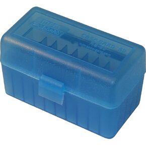 MTM 50 Round Rifle Ammo Box 17, 204, 223, 5.56x45, 6x47