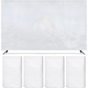 4 Pcs Foam Flat Screen TV Cover for Moving Fits Up to 55'' x 32'' TV Display Screen Protector for Protection During House Moving, Storing, Painting or Home Renovation Packing Cushioning Supplies