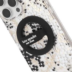 kate spade new york Magnetic Phone Ring Grip with Stand - Removable and Collapsible - Set in Stone