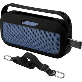 TXEsign Silicone Case Cover for Bose SoundLink Flex 2nd Gen Portable Speaker Travel Protective Carrying Pouch with Handle for SoundLink Flex 2nd Gen(Black)