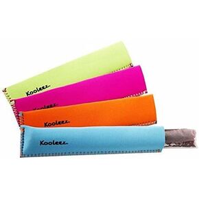 Koverz Kooleez Ice Pop Sleeves, Insulated Neoprene Sleeve for Freezer Pop/Ice Pop, Popsicle Holders for Kids, Washable and Reusable, Assorted Colors, 8-Pack
