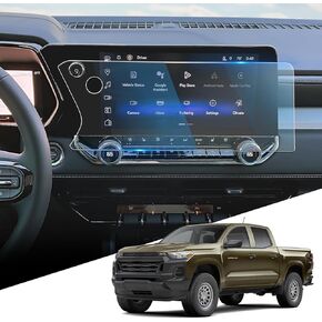 For 2025 Chevy Colorado Screen Protector - (2PCS) 2023-2025 Colorado (WT/LT/Trail Boss) 11.3 Inch Screen Protector 2023 2024 2025 Colorado Accessories Ultra-Tough Screen Protector Anti Fingerprint