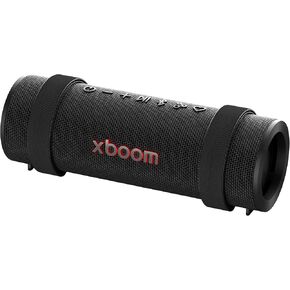 LG xboom Grab by will.i.am, xboom Signature Sound, Portable Bluetooth Speaker, up to 20 Hours of Playback, IP67 Dust and Water Resistant, MIL-STD 810H Durability, Adjustable Carrying Strap