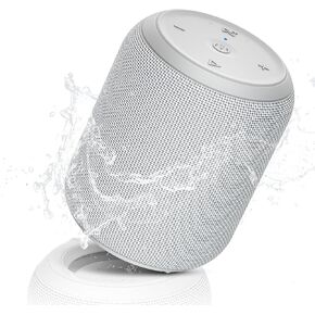 NOTABRICK Bluetooth Speakers, 15W Portable Speakers Bluetooth Wireless V5.0 with Stereo Sound, Active Extra Bass, IPX6 Waterproof Shower Speaker, Double Pairing, for Party, Home Theater, Game Theater