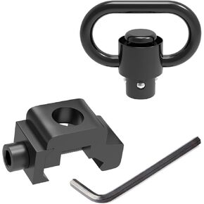 QD Sling Swivel Mount, Quick Detach Sling Attachment with Push Button for Picatinny Gun Swivel for Two Point Sling (QD1)