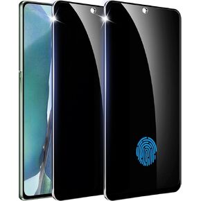 【2+1 Pack】 Designed for Samsung Galaxy Note 20 Privacy Screen Protector【Support Fingerprint Unlock】 9H Tempered Glass,Anti-Spy Film,Compatible for Samsung Note20 5G