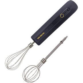 Cordless Hand Mixer, Foldable Design Handheld Electric Whisk with 3 Speed Modes, Hand Held Egg Beater with 2 Detachable Stir Whisks (Green)