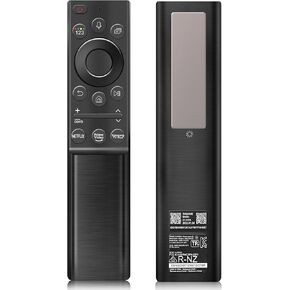 BN59-01385A Solar Voice Remote Replacement for Samsung Frame Smart TV Remote with Bluetooth Rechargeable Solar Cell, Compatible with Samsung 2021-2022 Neo LED 4K Ultra HD TV, 4 Shortcut Buttons, Black
