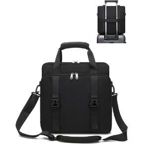 Muzale Starlink Mini Case for Starlink Mini Dish Kit Travel Carry Bag with Shoulder Straps Handle Portable Carrying Bag with Cotton Liner for Accessories Cables Grey