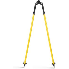 Surveying Bipod Aluminum Stand with Telescopic Struts - Adjustable Height, 5.9FT/1.8M Extended Length - with Carry Bag and Inner Box