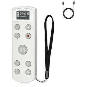 الكاميرا إصدار مصراع القابل لإعادة الشحن لـ Sony ، Aodelan Wireless Control Control Zoom Record متوافق مع Sony ZV-E10 ، ZV-1F ، ZV-1 ، A6400 ، A6700 ، A7C ، A7III ، A9 ، A9 II ، DSC-RX0 II ، RMT-P1BT (White)