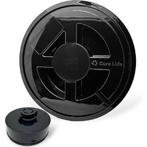 Automatic Smart Ai Curing Gamma Seal Storage Container Lids with Adapter Ring Fits 3.5, 5, 6 & 7 Gallon Buckets Smart Curing Technology